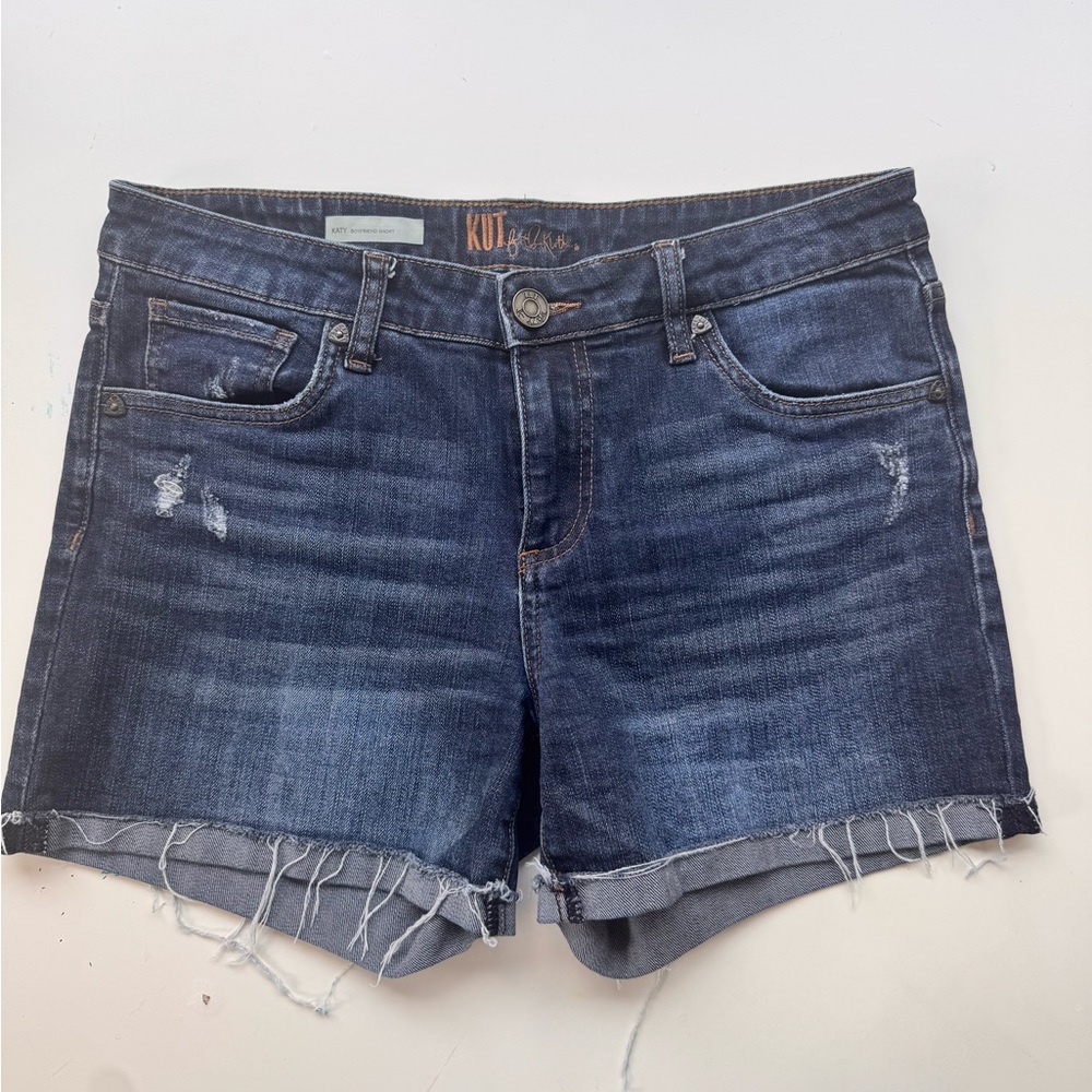 Kut from the Kloth Dark Blue Denim Jean Shorts